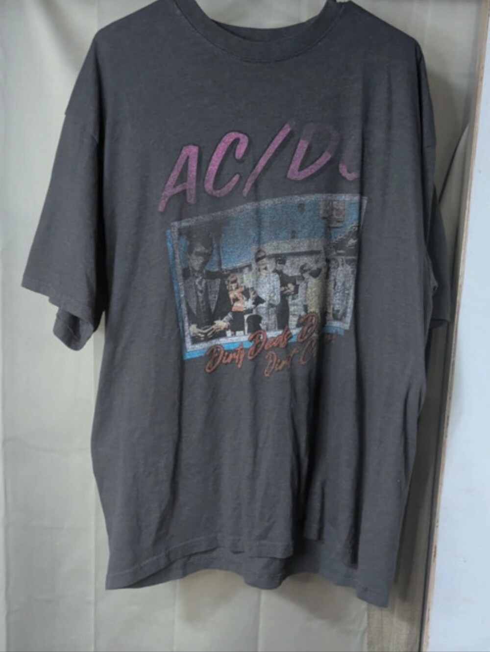 AC/DC Shirt. Soft Faded Xl